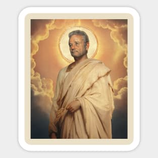 Saint Bill murray Sticker